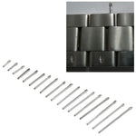 Axe de fixation en acier pour bracelet de montre 6-23mm / outil de réparation de bracelet, 6-23mm