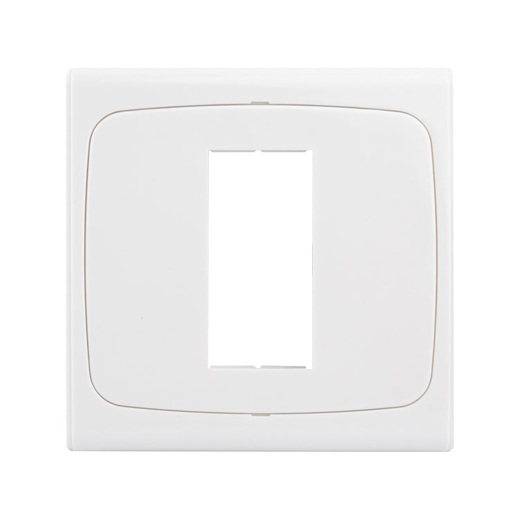 Plaque murale avec vis pour inserts vierges - 1 trou, utilisation mondiale
