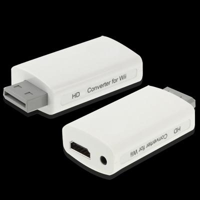 Convertisseur HDMI Full HD 1080p pour Wii, dimensions : 73 x 37 x 20 mm