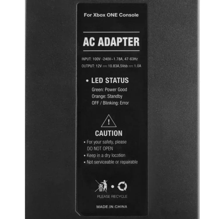 Alimentation secteur / Adaptateur secteur pour console Xbox One, prise UE, prise US