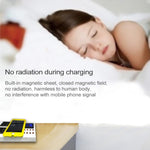 YC-CDA10W Chargeur sans fil 10 W multi-ports USB intelligent avec affichage numérique à charge rapide, prise britannique, SAS1048A, SAS1048B, SAS1048C