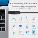 Adaptateur convertisseur USB-C / Type-C mâle vers USB 3.0 femelle OTG