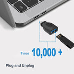 Adaptateur convertisseur USB-C / Type-C mâle vers USB 3.0 femelle OTG