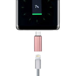Adaptateur femelle 8 broches vers mâle USB-C / Type-C à coque métallique