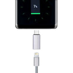 Adaptateur femelle 8 broches vers mâle USB-C / Type-C à coque métallique