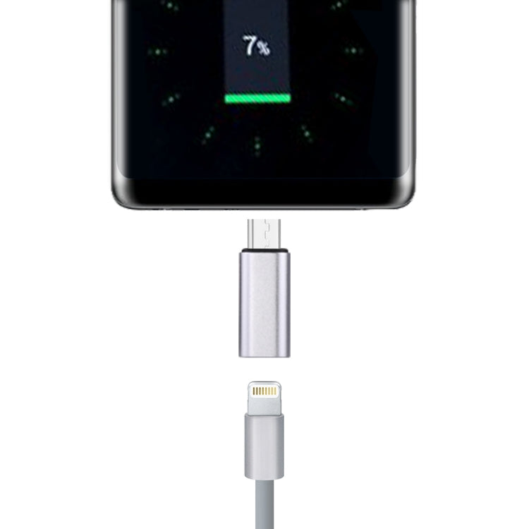 Adaptateur femelle 8 broches vers mâle USB-C / Type-C à coque métallique