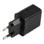 Chargeur de voyage rapide LZ-728 QC 3.0 USB + PD 20W USB-C / Type-C, prise EU