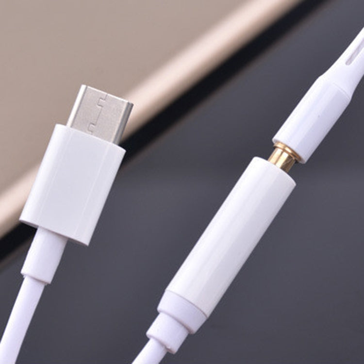 Adaptateur convertisseur USB-C / Type-C mâle vers audio 3,5 mm femelle de 12,5 cm, Type-C vers 3,5 mm 12,5 cm