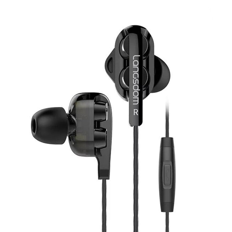 Casque Langsdom à double bobine mobile avec tête en blé