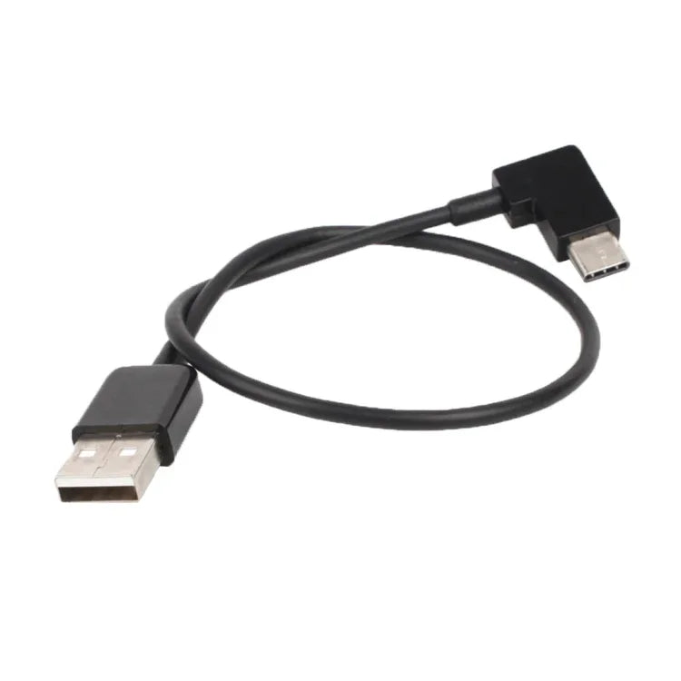 Câble de données coudé USB vers USB-C/Type-C de 30 cm pour DJI SPARK / MAVIC PRO / Phantom 3 &amp; 4 / Inspire 1 &amp; 2, USB vers USB-C/Type-C