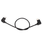 Câble adaptateur de données Micro USB vers USB-C/Type-C de 30 cm pour radiocommandes DJI Mavic Pro et Spark, smartphones et tablettes.