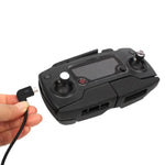 Câble adaptateur de données Micro USB vers USB-C/Type-C de 30 cm pour radiocommandes DJI Mavic Pro et Spark, smartphones et tablettes.