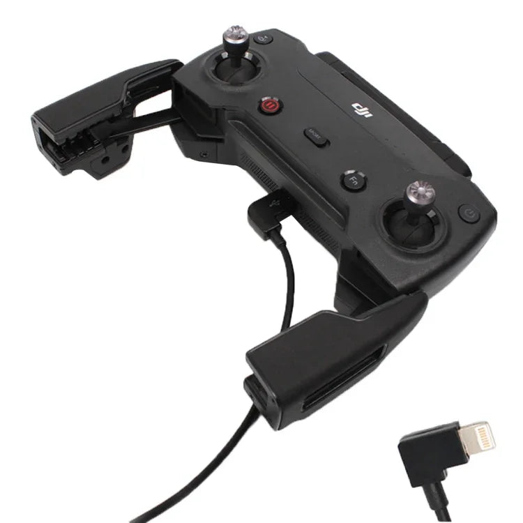 Câble de données convertisseur micro USB vers 8 broches de 30 cm pour radiocommandes DJI Mavic Pro, Spark, Mavic 2 Pro et Mavic 2 Zoom, iPhone et iPad.