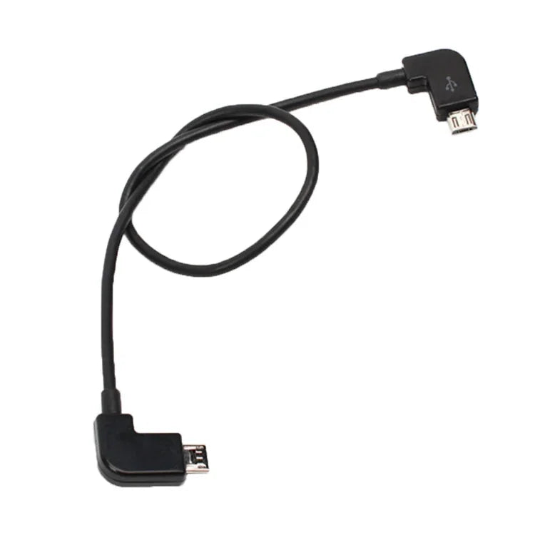 Câble convertisseur de données micro USB vers micro USB de 30 cm pour radiocommandes DJI Mavic Pro et Spark, smartphones, tablettes, micro USB vers micro USB