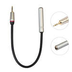 Câble adaptateur audio REXLIS TC128MF mâle 3,5 mm vers femelle 6,5 mm, longueur : 60 cm