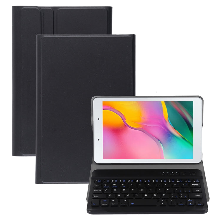 Étui pour tablette en cuir avec clavier Bluetooth magnétique détachable ultra-fin pour Galaxy Tab A 8.0 2019 P200 / P205, avec support