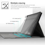 Étui pour tablette en cuir avec clavier Bluetooth magnétique détachable ultra-fin pour Galaxy Tab A 8.0 2019 P200 / P205, avec support