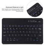 Étui pour tablette en cuir avec clavier Bluetooth magnétique détachable ultra-fin pour Galaxy Tab A 8.0 2019 P200 / P205, avec support