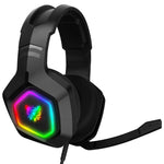 Casque filaire pour jeux informatiques ONIKUMA K10 3,5 mm avec lumière LED RGB, K10