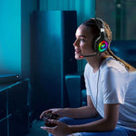Casque filaire pour jeux informatiques ONIKUMA K10 3,5 mm avec lumière LED RGB, K10