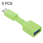 5 adaptateurs OTG Micro USB mâle vers USB 3.0 femelle, Micro USB vers USB 3.0