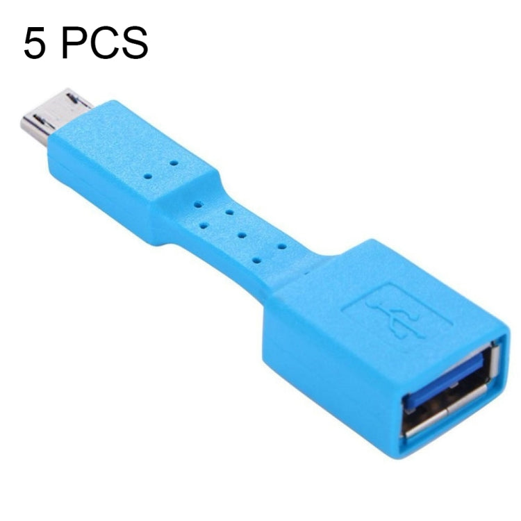 5 adaptateurs OTG Micro USB mâle vers USB 3.0 femelle, Micro USB vers USB 3.0