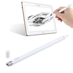 Long Stylet capacitif universel rechargeable avec pointe métallique ultra-fine de 2,3 mm pour iPhone, iPad, Samsung et autres smartphones ou tablettes PC à écran tactile capacitif