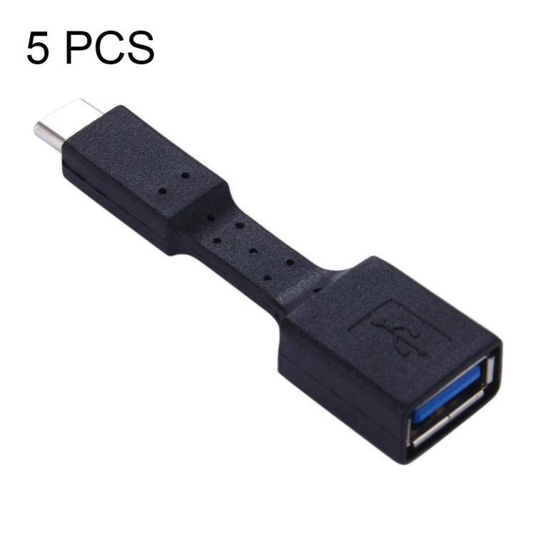 5 adaptateurs OTG USB-C / Type-C mâle vers USB 3.0 femelle, USB-C / Type-C vers USB 3.0