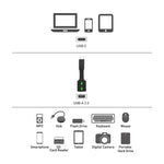 5 adaptateurs OTG USB-C / Type-C mâle vers USB 3.0 femelle, USB-C / Type-C vers USB 3.0
