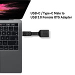 5 adaptateurs OTG USB-C / Type-C mâle vers USB 3.0 femelle, USB-C / Type-C vers USB 3.0