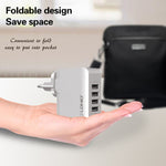 Chargeur de voyage intelligent LDNIO A4403 4.4A 4 ports USB, prise EU, SAS5293AU, SAS5293EU, SAS5293UK, SAS5293US