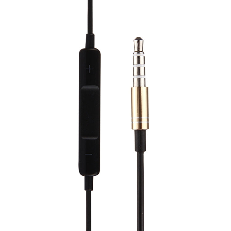 Écouteurs intra-auriculaires 3,5 mm fil noir avec contrôle de ligne et micro pour iPhone, Galaxy, Huawei, Xiaomi, LG, HTC et autres smartphones