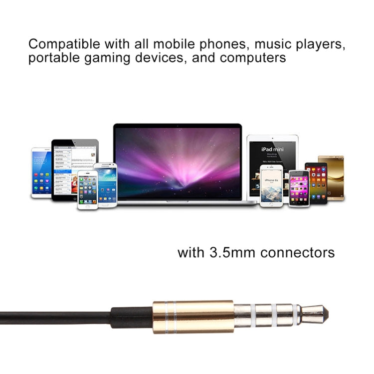 Écouteurs intra-auriculaires 3,5 mm fil noir avec contrôle de ligne et micro pour iPhone, Galaxy, Huawei, Xiaomi, LG, HTC et autres smartphones