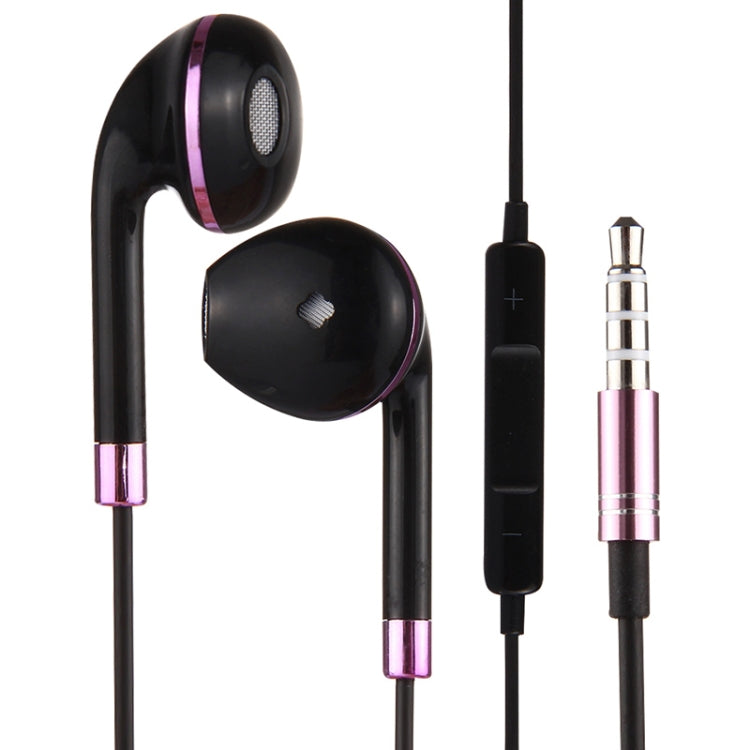 Écouteurs intra-auriculaires 3,5 mm fil noir avec contrôle de ligne et micro pour iPhone, Galaxy, Huawei, Xiaomi, LG, HTC et autres smartphones