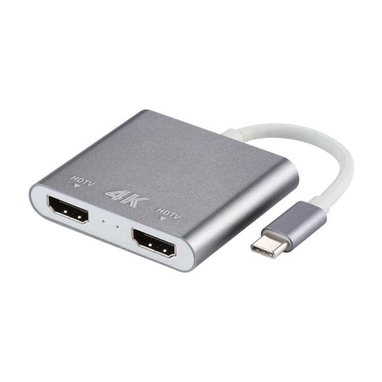 Adaptateur double sortie HDMI 4K Ultra HD vers USB-C / Type-C, 9175B