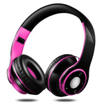 Casque Bluetooth 4.0 + EDR SG-8 sans fil, supra-auriculaire, carte TF, radio FM, stéréo avec micro