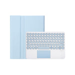 Pour iPad 11 2025 / 10ème génération 10.9 2022 YA10B-A Étui de tablette en cuir avec fente pour stylet et clavier tactile Bluetooth, texture peau d'agneau YA10B-A