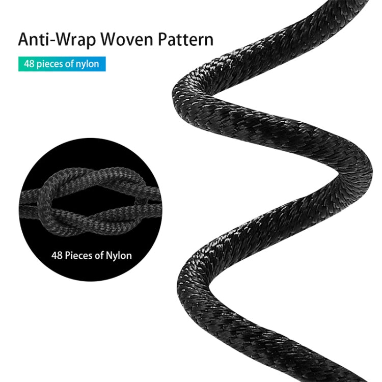 Câble de données magnétique en nylon tressé USB vers Micro USB M11 3A, Longueur du câble : 1m, Micro USB