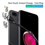 Câble de données magnétique en nylon tressé USB vers Micro USB M11 3A, Longueur du câble : 1m, Micro USB