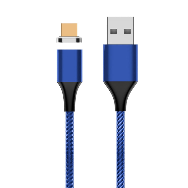 Câble de données magnétique en nylon tressé USB vers Micro USB M11 3A, Longueur du câble : 2m, Micro USB