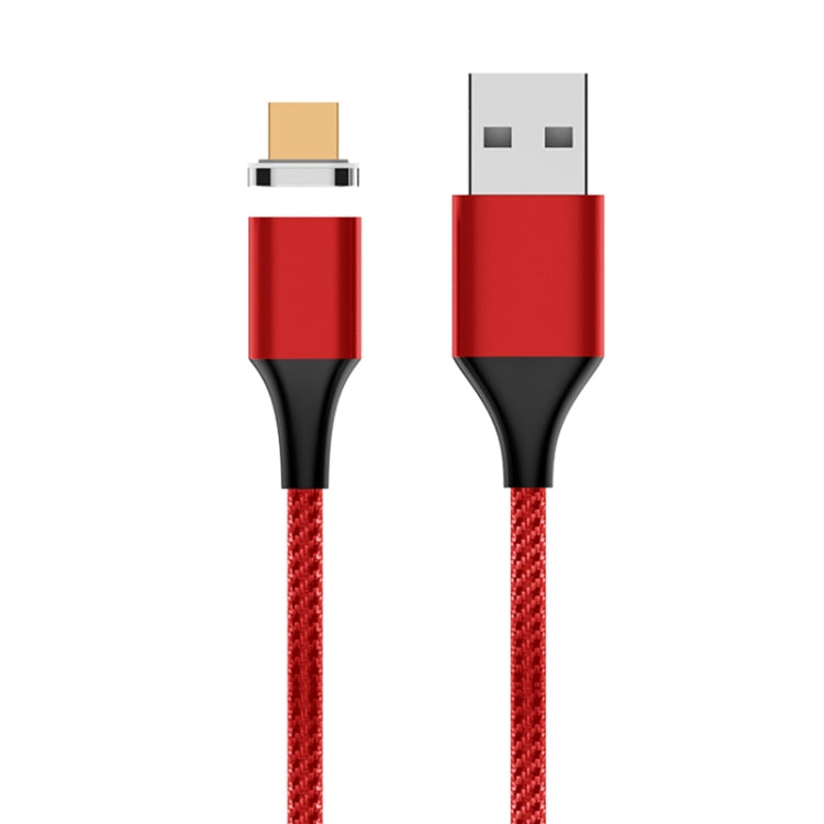 Câble de données magnétique en nylon tressé USB vers Micro USB M11 3A, Longueur du câble : 2m, Micro USB
