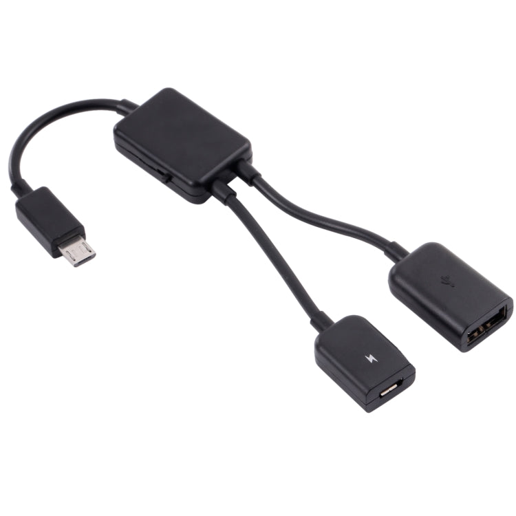 Câble adaptateur OTG Micro USB 1 vers 2