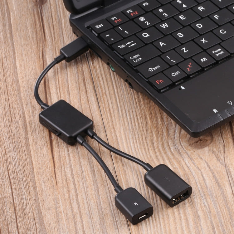 Câble adaptateur OTG Micro USB 1 vers 2