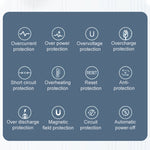 818D Support de station de charge USB multifonction 8 en 1 avec prises intelligentes