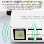 818D Support de station de charge USB multifonction 8 en 1 avec prises intelligentes