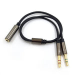 ZS0135 2 in 1 For SteelSeries Arctis 3 / 5 / 7 Earphone Audio Cable + Earphone Adapter Cable Set, Audio Cable + Adapter Cable
