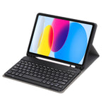 Pour iPad 11 2025 / 10ème génération 10.9 2022 A10B Étui en cuir ultra-fin pour tablette avec clavier Bluetooth et porte-stylo, A10B