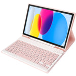 Pour iPad 11 2025 / 10ème génération 10.9 2022 A10B Étui en cuir ultra-fin pour tablette avec clavier Bluetooth et porte-stylo, A10B