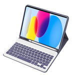 Pour iPad 11 2025 / 10ème génération 10.9 2022 A10B Étui en cuir ultra-fin pour tablette avec clavier Bluetooth et porte-stylo, A10B