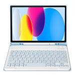 Pour iPad 11 2025 / 10ème génération 10.9 2022 A10B Étui en cuir ultra-fin pour tablette avec clavier Bluetooth et porte-stylo, A10B